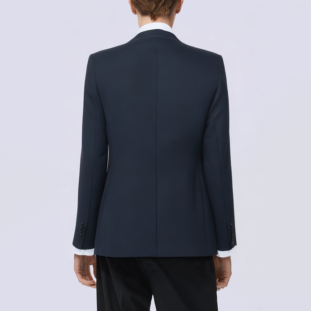 High quality stylish black men's suit jacket