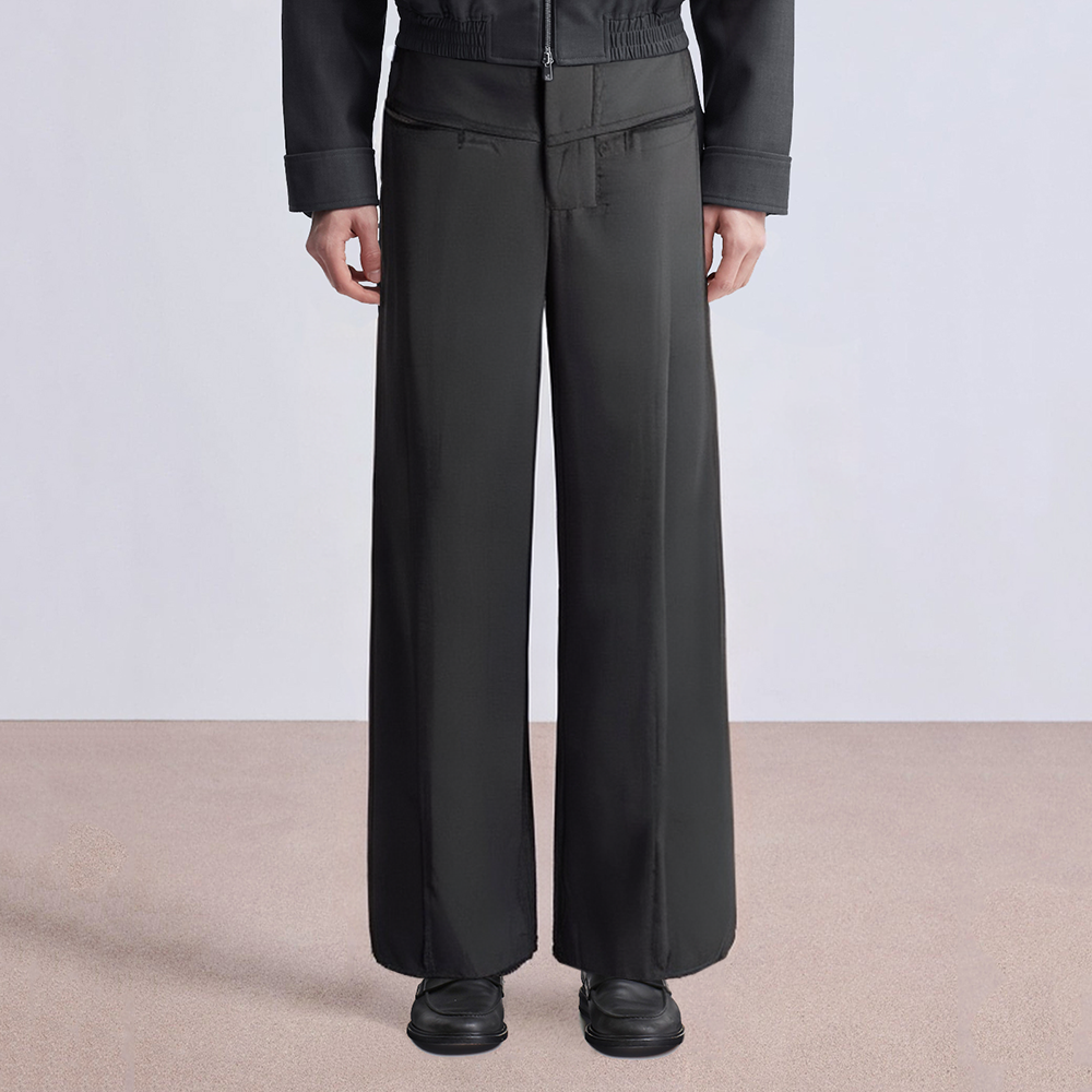 Summer loose and comfortable men's suit pants