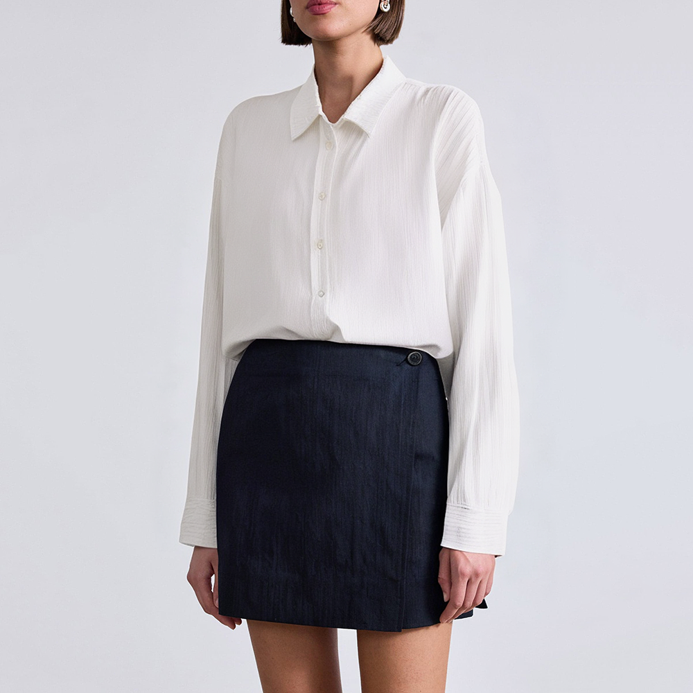 White loose striped ladies business formal suit
