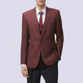 Single breasted lightweight summer men's suit jacket