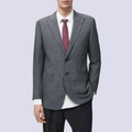 High quality slim fit single breasted men's suit jacket