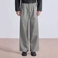 Four-way stretch pleated men's suit pants